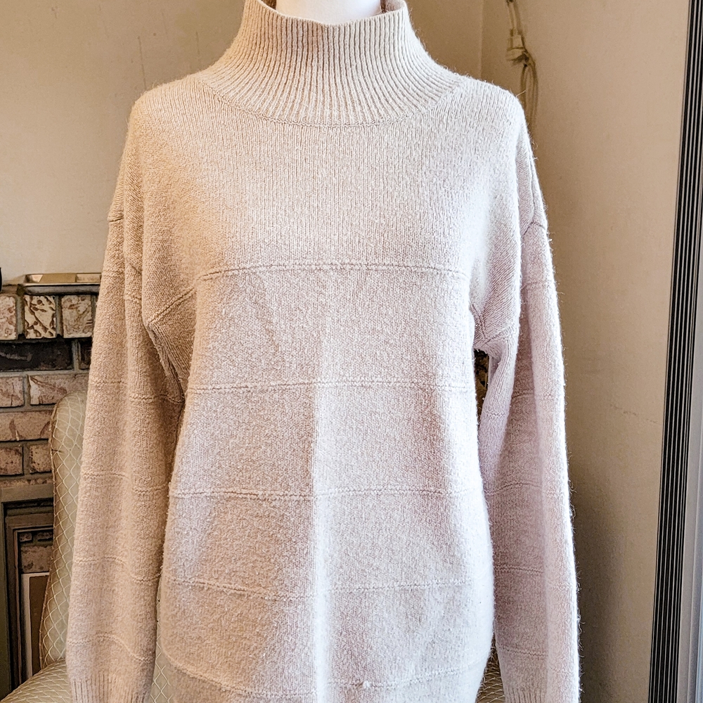 Cozy Cream Turtleneck Sweater